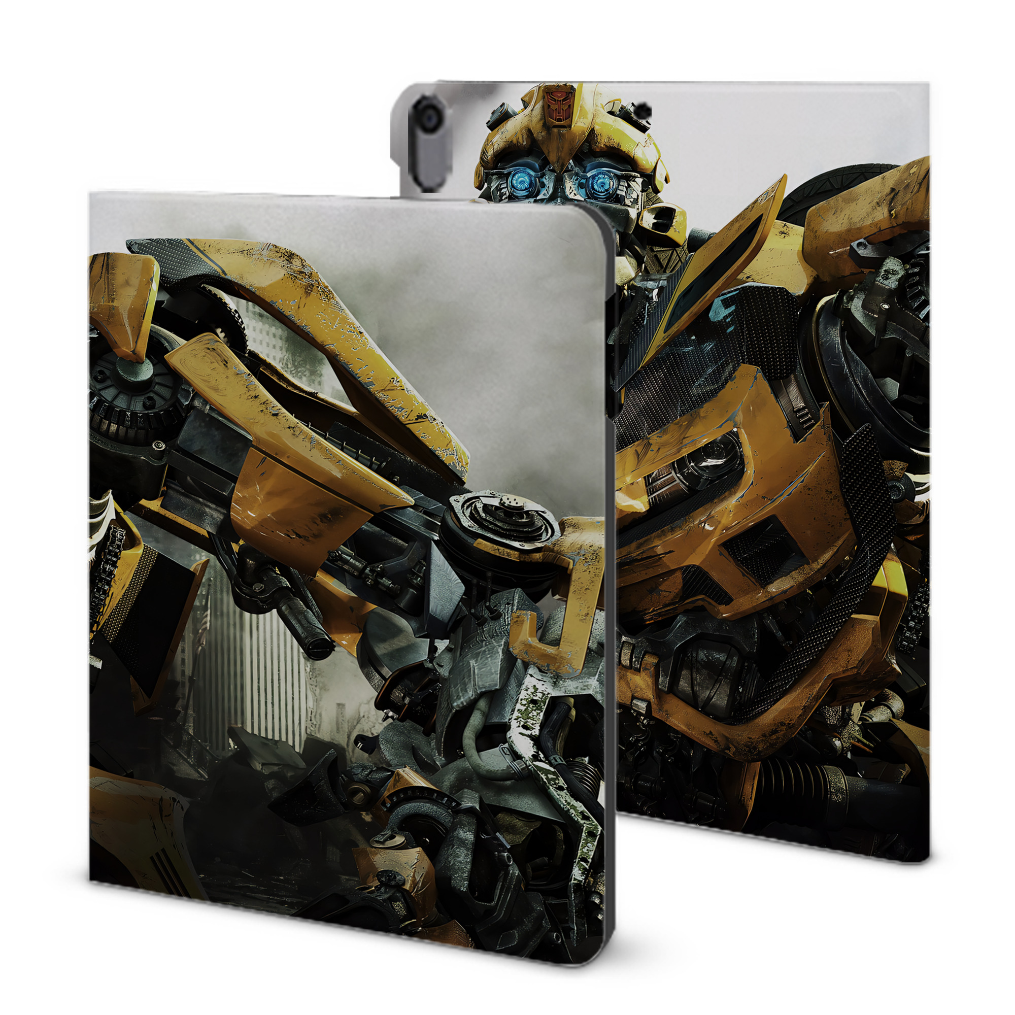（画像用） Transformers トランスフォーマー IPad ケース ブック型 PUレザー TPU 耐衝撃 軽量 薄型 ペン収納なし 全面保護 IPad 各モデル対応